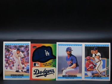 Vintage 1980s Baseball Trading Cards