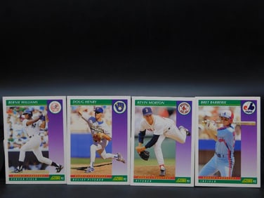 4 1990 Score Rookie Baseball Cards