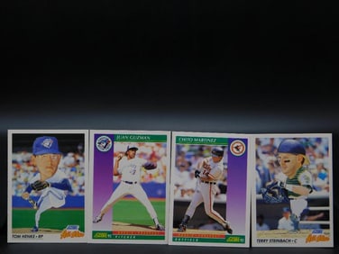 4 1991 Score Baseball All-Star Cards