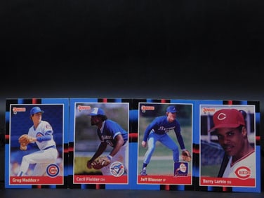 4 Bowman 1990 Baseball Trading Cards