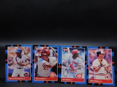4 1988 Donruss Baseball Cards
