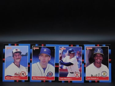 1990 Donruss Baseball Cards ? 4 Players