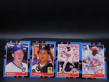 1988 Topps Baseball Cards Featuring Notable Players
