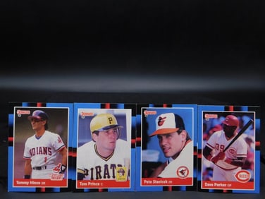 1988 Donruss Baseball Cards Featuring MLB Players