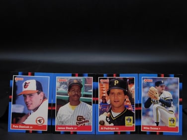 1988 Score MLB Baseball Cards Lot of 4 Player Cards