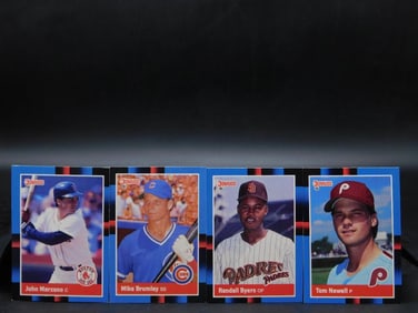 4 1987 Topps Baseball Cards in Excellent Condition