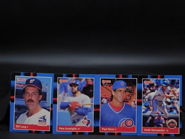 4 1988 Donruss Baseball Cards