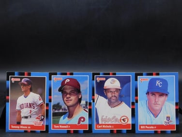 1988 Donruss Baseball Cards ? Set of Four