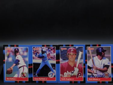 1980s Baseball Cards Lot Featuring Multiple Players