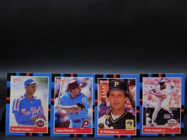 Four 1988 Donruss Baseball Cards