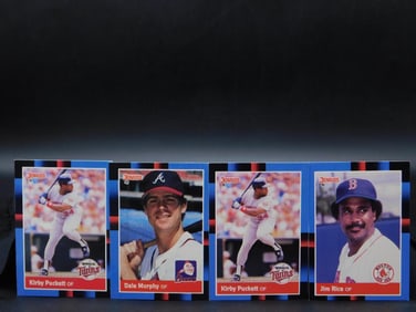 1990 Donruss Baseball Cards Featuring Notable Players
