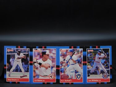 1980s Topps Baseball Cards Featuring MLB Players