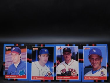 4 1990 Donruss Baseball Cards Featuring Notable Players
