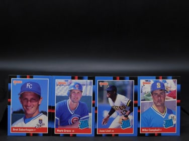 4 1988 Donruss Baseball Cards