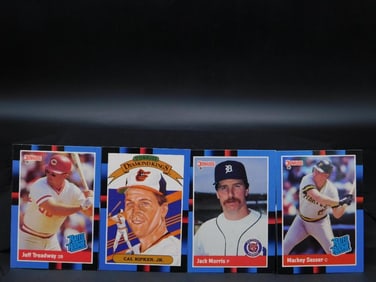 1988 Topps Baseball Cards ? Ripken, Morris, Treadway, Sasser