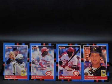 1980s Baseball Card Set Featuring Multiple Players
