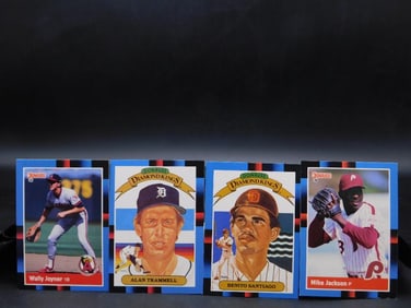 1987 Donruss Baseball Cards Featuring Notable Players