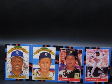 Four Vintage Baseball Cards