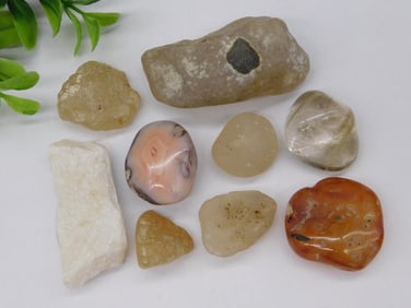 MIXED LOT ROCK STONE LAPIDARY SPECIMEN