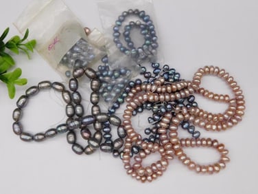 BEADS ROCK STONE LAPIDARY SPECIMEN