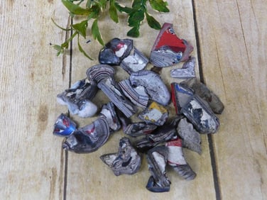 FORDITE MOTOR CITY AGATE ROCK STONE LAPIDARY SPECIMEN