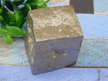 NATURAL FORMATION SPANISH PYRITE CUBE ROCK STONE LAPIDARY SPECIMEN
