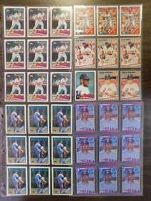 1980S ERA BASEBALL CARD ESTATE COLLECTION VINTAGE SPORTS MEMORABILIA