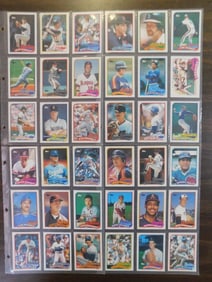 1980S ERA BASEBALL CARD ESTATE COLLECTION VINTAGE SPORTS MEMORABILIA