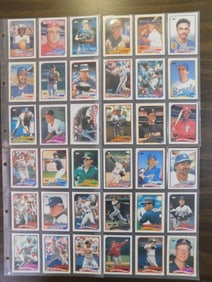 1980S ERA BASEBALL CARD ESTATE COLLECTION VINTAGE SPORTS MEMORABILIA