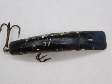 IKE LURE GAME, HUNTING, FISHING, ADVERTISING, VINTAGE, TAXIDERMY, ANTIQUE