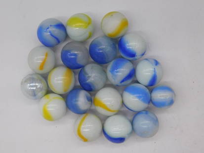 VINTAGE GLASS MARBLES: VINTAGE GLASS MARBLES
