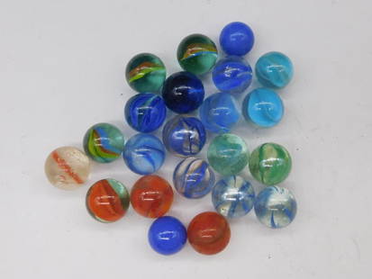 VINTAGE GLASS MARBLES: VINTAGE GLASS MARBLES