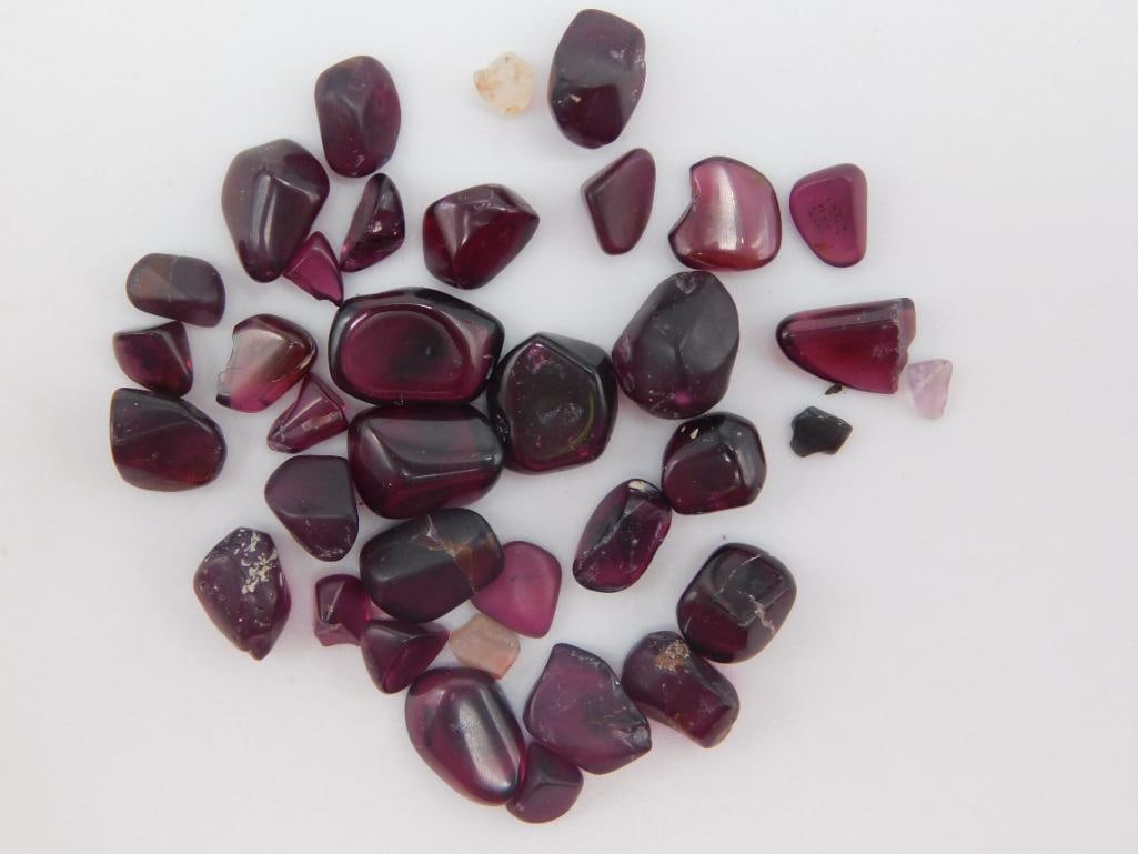 GARNET ROCK STONE LAPIDARY SPECIMEN: GARNET ROCK STONE LAPIDARY SPECIMEN