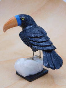 STONE BIRD ROCK STONE LAPIDARY SPECIMEN: STONE BIRD ROCK STONE LAPIDARY SPECIMEN