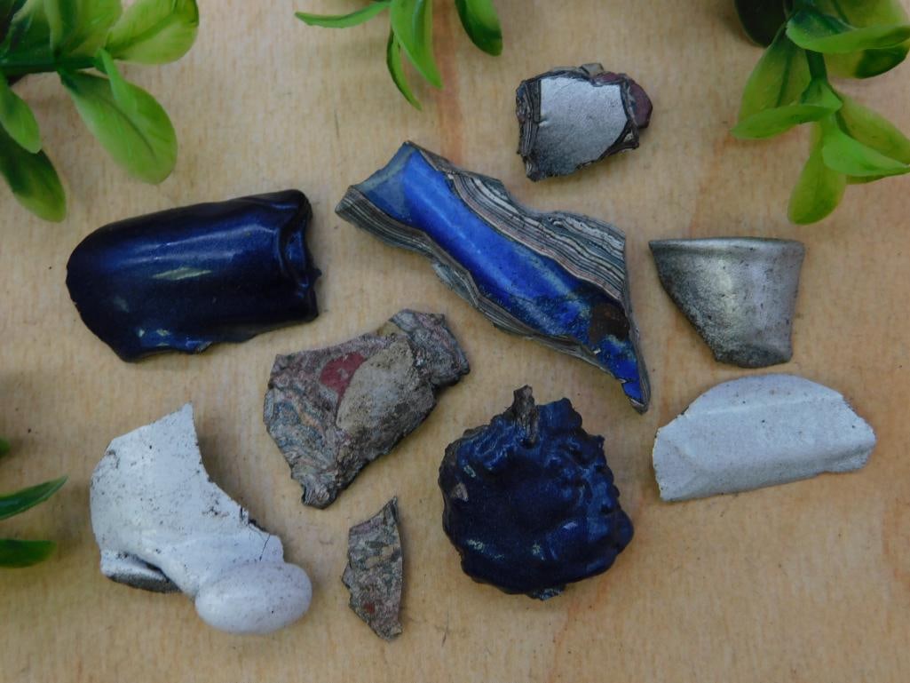 FORDITE MOTOR CITY AGATE ROCK STONE LAPIDARY SPECIMEN: FORDITE MOTOR CITY AGATE ROCK STONE LAPIDARY SPECIMEN