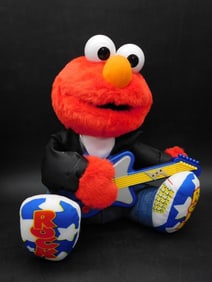 Retro Tyco Sesame Street Rock & Roll Elmo Plush Toy