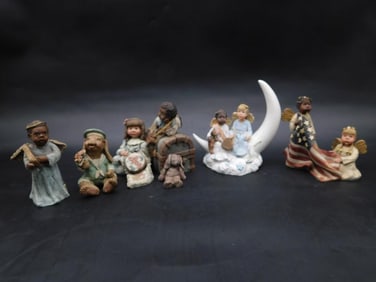 MARTHA HOLCOMB ALL GODS CHILDREN FIGURINE LOT VINTAGE ANTIQUE