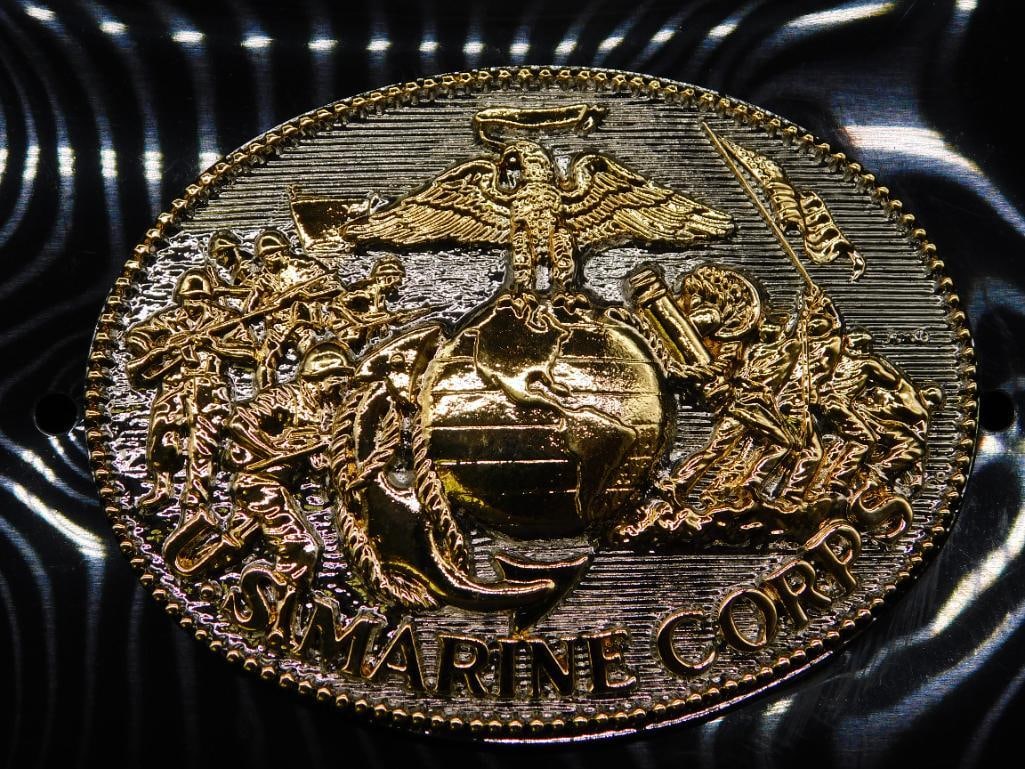 US MARINE CORPS BELT BUCKLE VINTAGE ANTIQUE: US MARINE CORPS BELT BUCKLE VINTAGE ANTIQUE