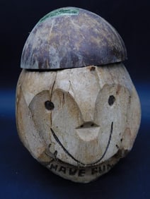 COCONUT HEAD COIN BANK