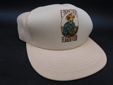 FRONTIER FLAKED FEED TRUCKER HAT