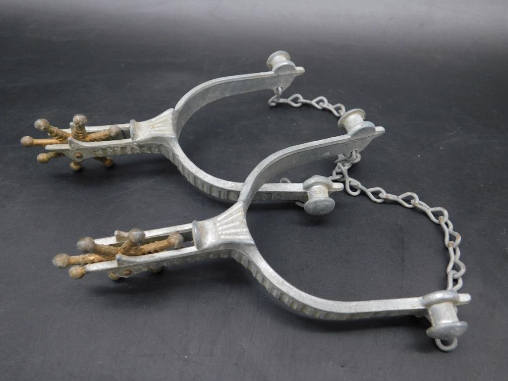 VINTAGE METAL SPURS: VINTAGE METAL SPURS