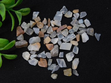 Lot of Assorted Polished Moonstone Gemstones 12 Grams ROCK STONE LAPIDARY SPECIMEN