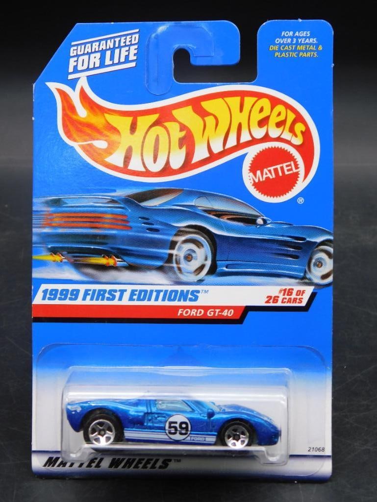 1999 Hot Wheels First Editions Ford GT-40, #16 of 26 Cars (1 of 4)