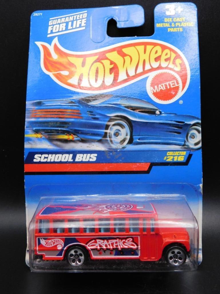 Hot Wheels School Bus Diecast Model in Original Packaging (1 of 2)