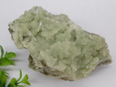 Green Mineral Specimen on Matrix Rock Stone Lapidary Specimen