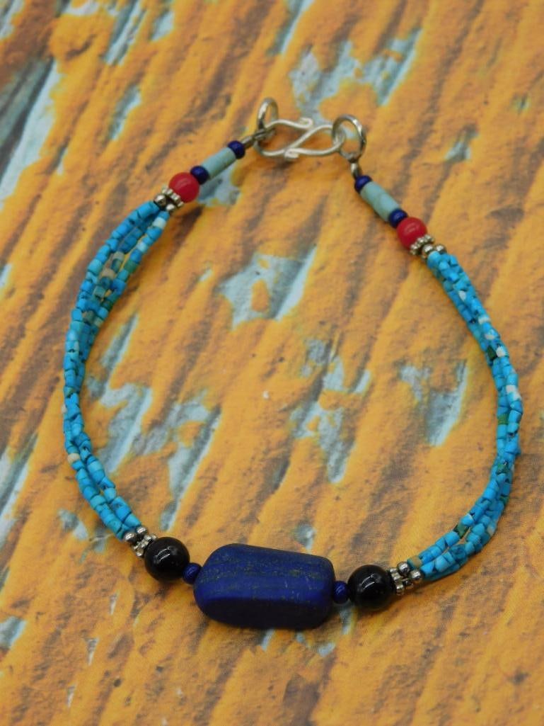 MIXED STONE BRACELET ROCK STONE LAPIDARY SPECIMEN: WELCOME TO HATMAN AUCTIONS! SPECIAL NOTICE: Please see photos for measurements and descriptions. ***Yes, we have in house shipping with MANY REPEAT CUSTOMERS because of our streamlined service. ****We