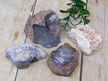 MIXED ROUGH LOT ROCK STONE LAPIDARY SPECIMEN