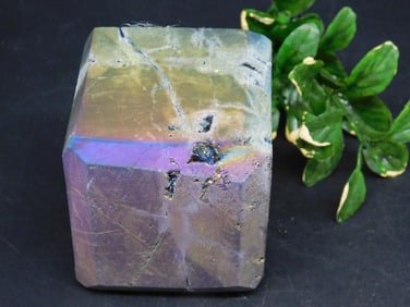 DRUZY TITANIUM CUBE ROCK STONE LAPIDARY SPECIMEN