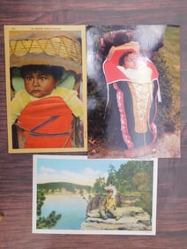 Vintage Native American Indian Postcards Ephemera