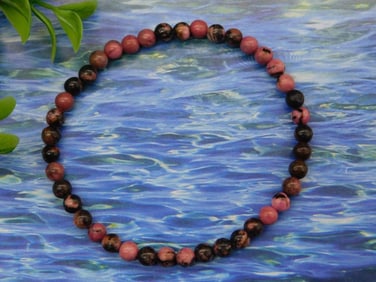 Beaded Stretch Bracelet Rock Stone Lapidary Specimen